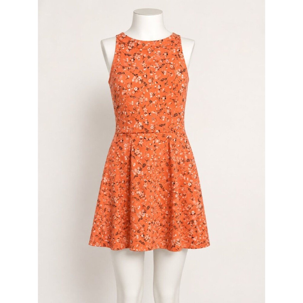 Copper Key Fit & Flare Dress Size Small EUC